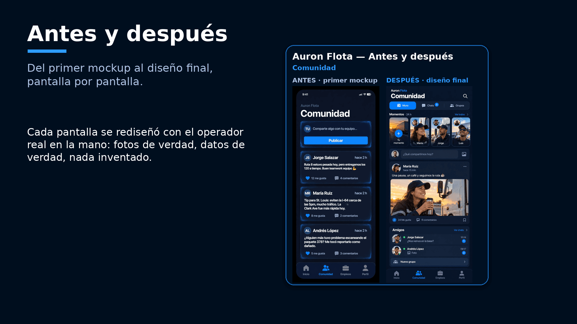Lámina 11 de 12 de la presentación de Auron Flota